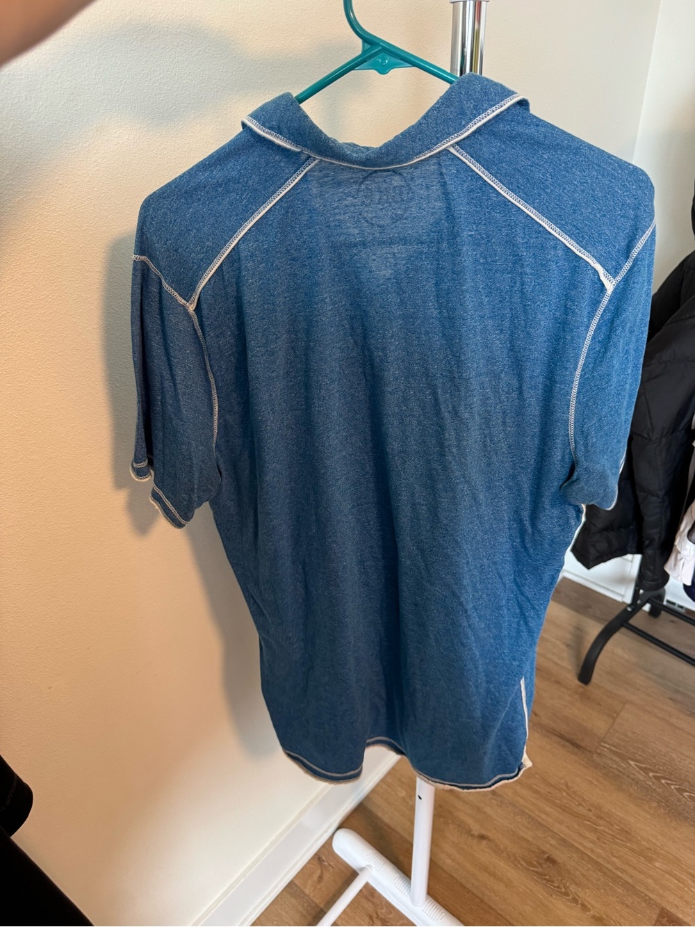 Blue BKE short-sleeve polo shirt Men’s size XL - Picture 4 of 6
